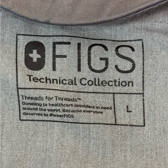 FIGS Men's Aixm Cargo Scrub Pants Gray‎ Tactical Collection 7 Pockets Medical L - Picture 7 of 11